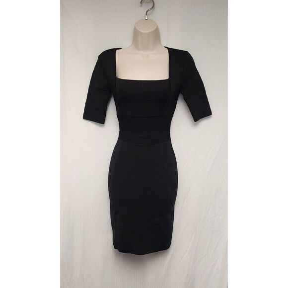 INC International Concepts Women's Square Neck Bodycon Dress Size XS - Picture 3 of 6